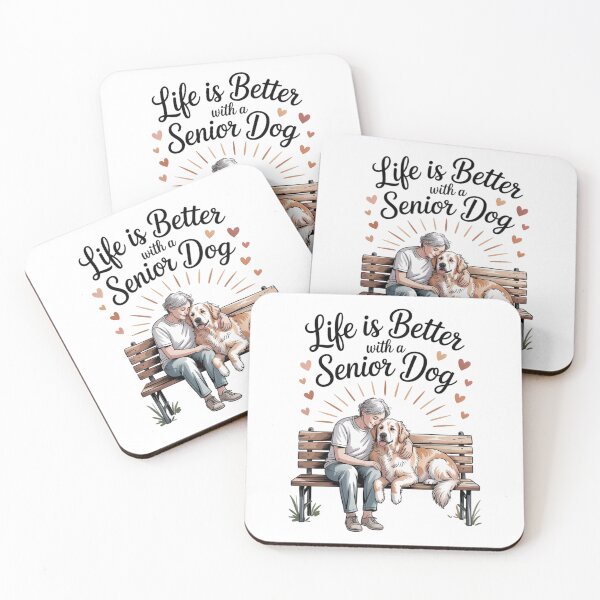 Item preview, Life is Better with a Senior Dog – Loving design for dog lovers designed and sold by Globuwear.
