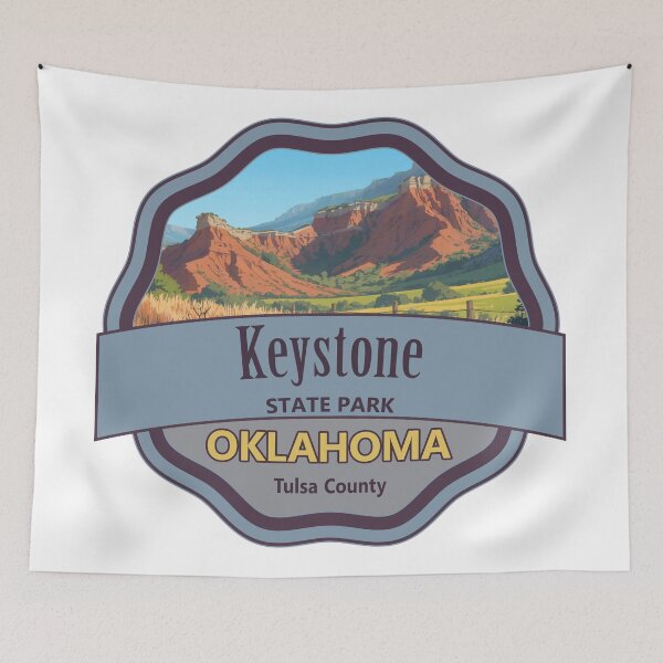 Item preview, Keystone State Park, Tulsa County, Oklahoma designed and sold by Wanderful-roads.