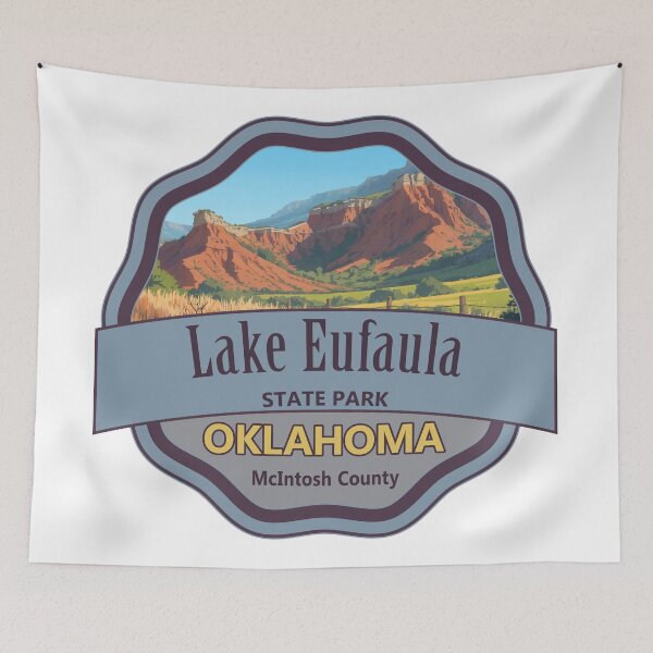 Item preview, Lake Eufaula State Park, McIntosh County, Oklahoma designed and sold by Wanderful-roads.
