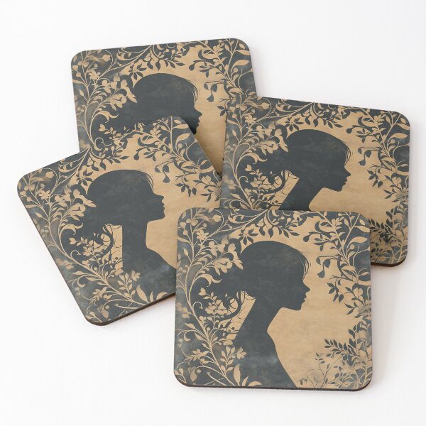 Item preview, Floral Scrolls Feminine Elegance designed and sold by MidArtForge.