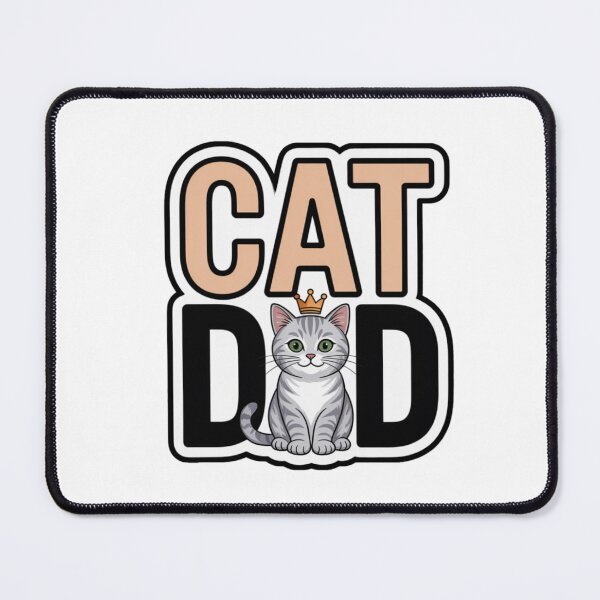 Item preview, Cat Dad designed and sold by AdventurerCrafts.