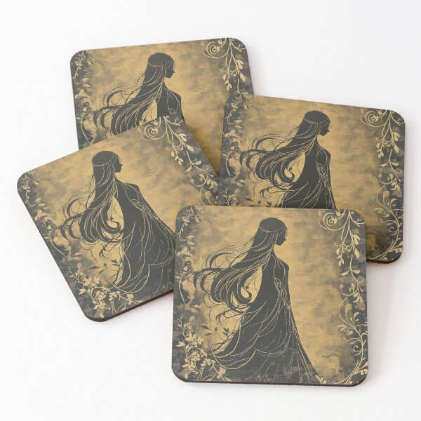 Item preview, Floral Scrolls Feminine Elegance designed and sold by MidArtForge.