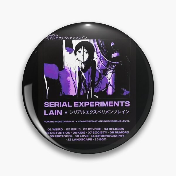 Item preview, Serial Experiments Lain Cybercore Black & Purple Design designed and sold by MKCreationss.