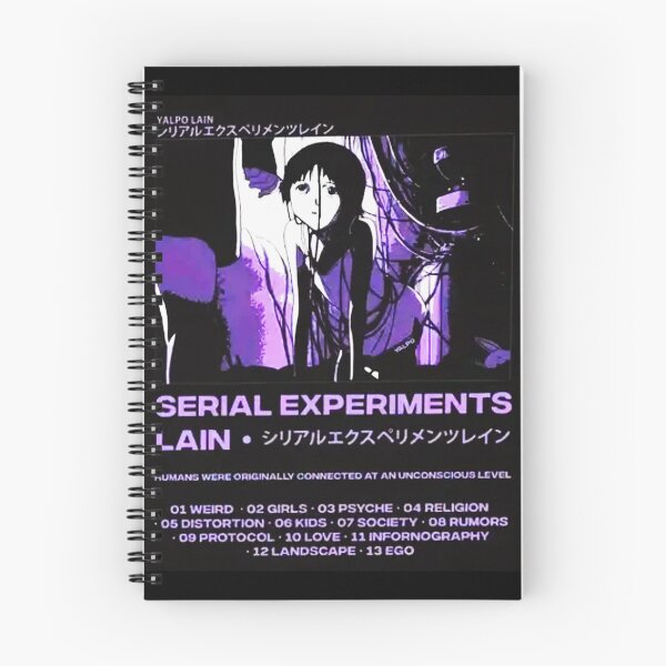 Item preview, Serial Experiments Lain Cybercore Black & Purple Design designed and sold by MerikuroCreates.