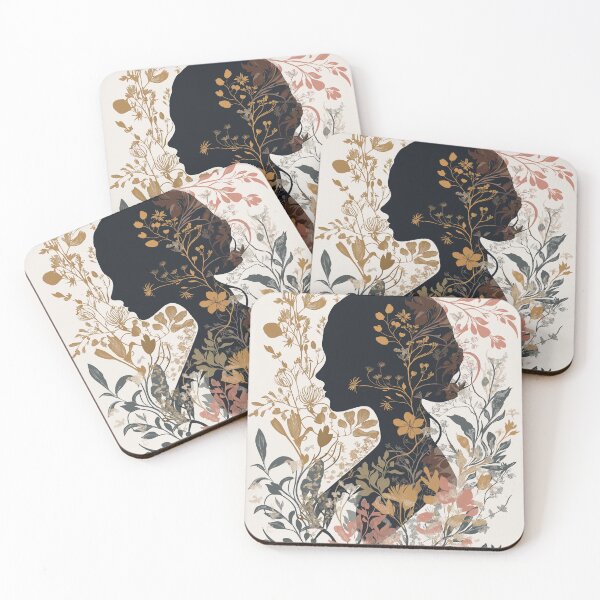 Item preview, Floral Scrolls Feminine Elegance designed and sold by MidArtForge.