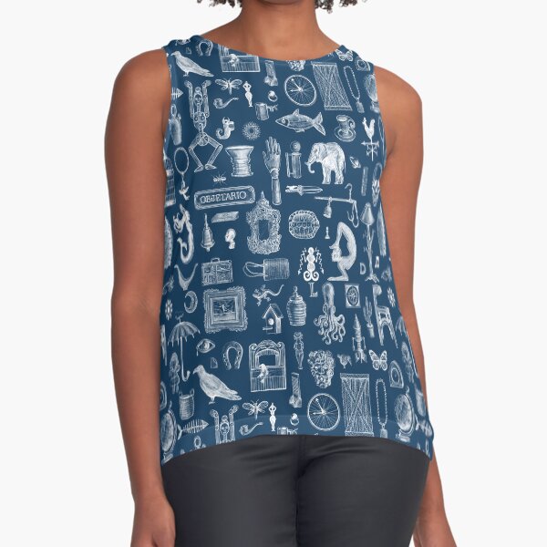 Victoria Contreras Flores OBJETARIO_1 (blue) Blusa sin mangas
