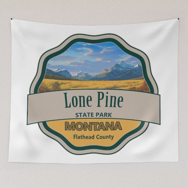 Item preview, Lone Pine State Park, Flathead County, Montana designed and sold by Wanderful-roads.