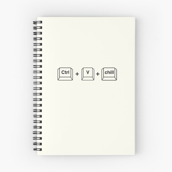 Item preview, Ctrl + V & Chill — because who has time to type it twice? ?✨ designed and sold by QuotesPrints.