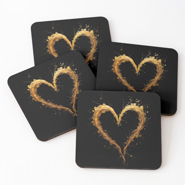 Item preview, Gilded Broken Heart designed and sold by ShadowAndSlate.