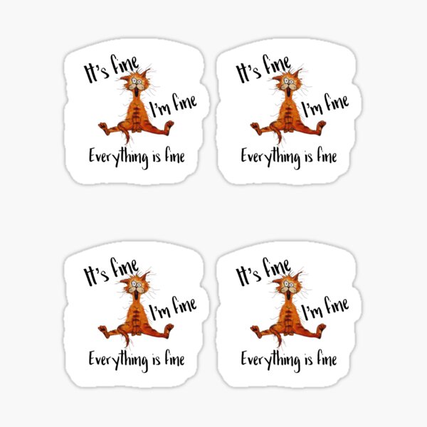 Item preview, Stressed stickers pack designed and sold by NathBros.