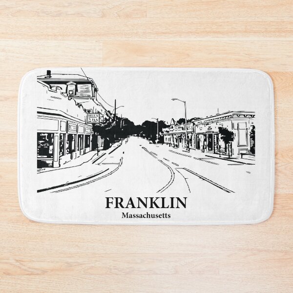 Artikelvorschau, Franklin - Massachusetts entworfen und verkauft von Lakeric Cityscapes.
