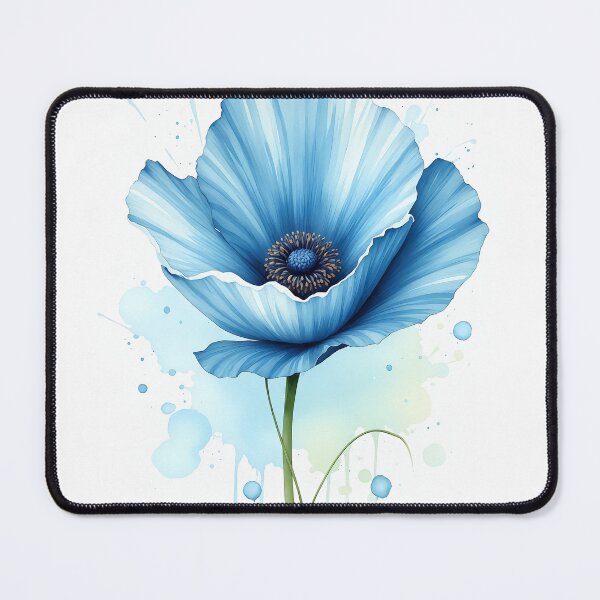 Artikelvorschau, Schöner blauer Mohn entworfen und verkauft von art-extended.