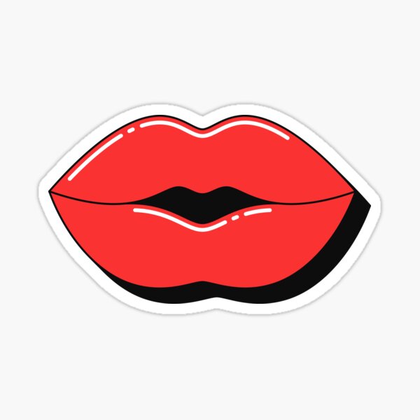 Item preview, Red sexy lips illustration, pop art designed and sold by artskill2k17.