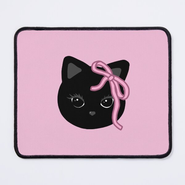 Item preview, girly bow black cat designed and sold by findyourcat59.