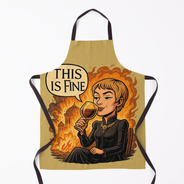Item preview, “This is Fine” – Cersei Lannister Game of Thrones Meme Mashup designed and sold by GirlyPopped.