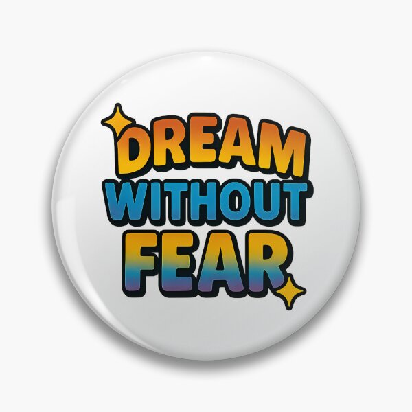 Item preview, Dream Without Fear – Bold Pride Typography designed and sold by Haus Of Sin.