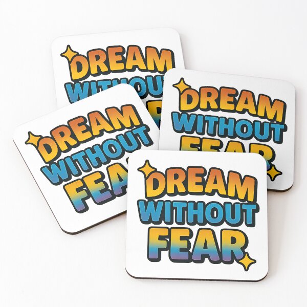 Item preview, Dream Without Fear – Bold Pride Typography designed and sold by Haus Of Sin.
