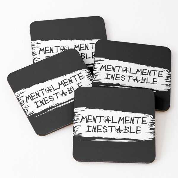 Item preview, Mentally Unstable punk anarchist ink phrase designed and sold by Rebel-Demoon.