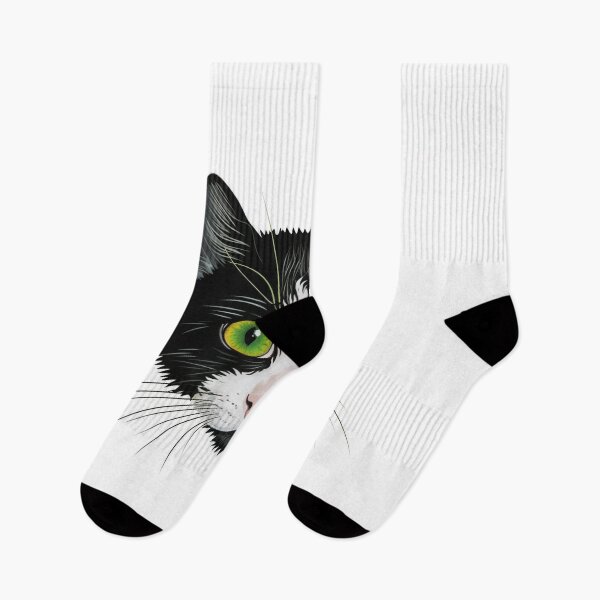 Item preview, Hypnotic Gaze of the Tuxedo Cat designed and sold by Perfect44.
