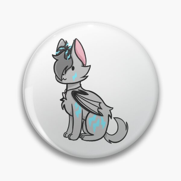 Artikelvorschau, Chibi Wolf with lightning effects entworfen und verkauft von Schmostii.