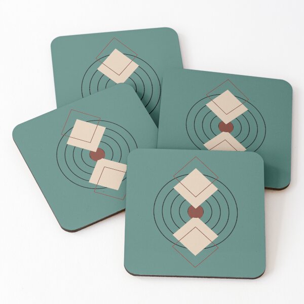 Item preview, Minimalist Geometric Art - Diamond and Circle Composition designed and sold by DigiGoods.
