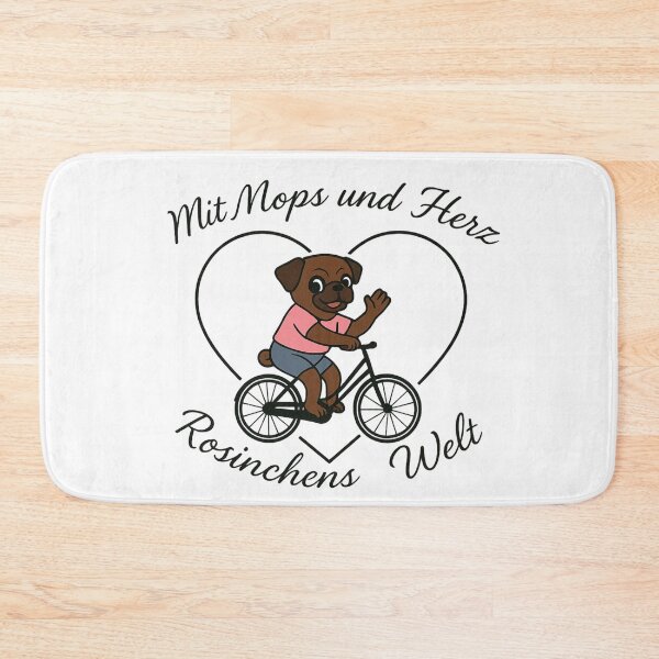 Item preview, Rosinchen on the bike designed and sold by MitMopsundHerz Rosinchens_Welt.