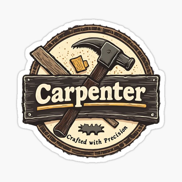 Item preview, Carpenter - Woodworker designed and sold by Danh Style.