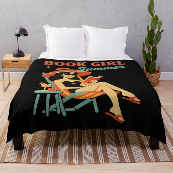 Item preview, Book Girl Summer – Retro Reading Babe Beach Vibes Design designed and sold by Victor Shadehorn.