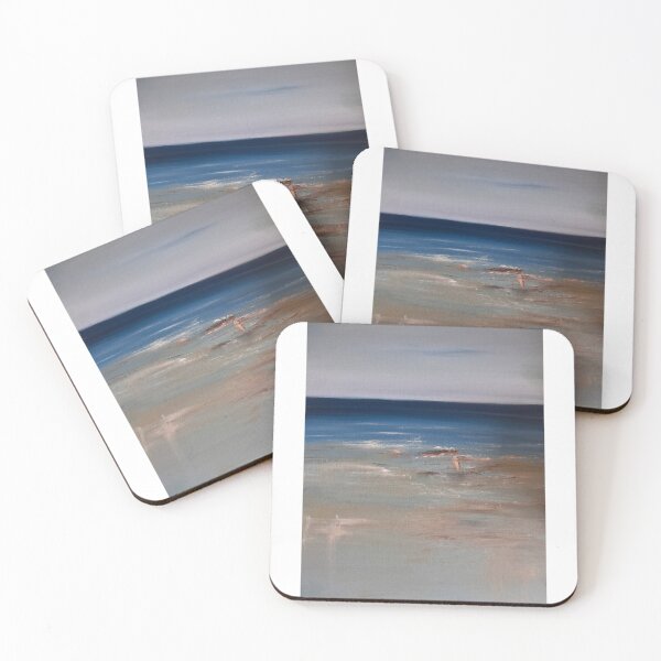Item preview,  Colourful expressive art seascape designed and sold by HelenStamp.