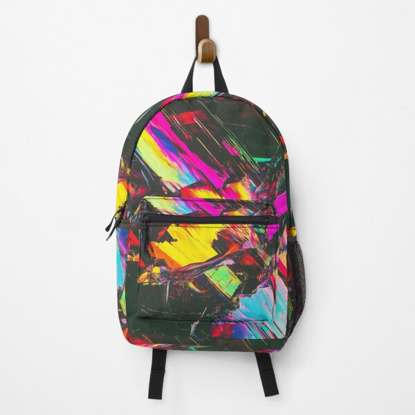 Artikelvorschau, Glitch Art Geometrisches Chaos Gesättigte Farben entworfen und verkauft von MidArtForge.