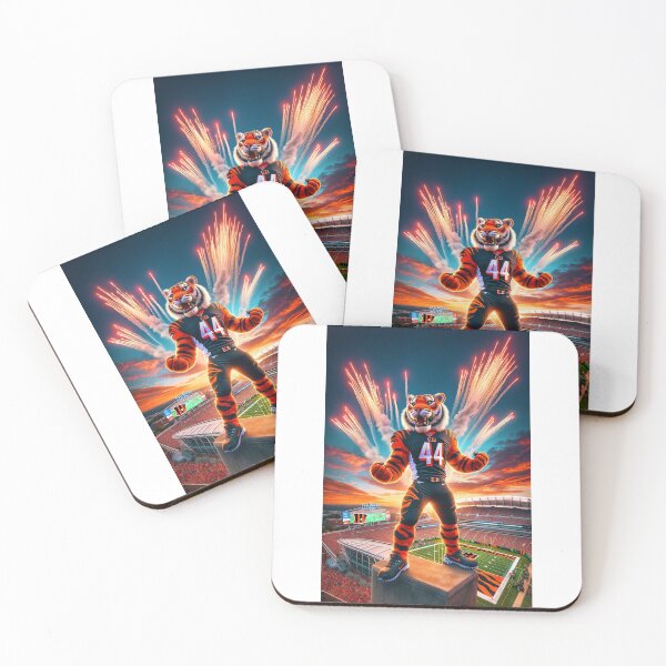 Item preview, Cincinnati Bengals Fan Phone Case - Unofficial Tiger Mascot Stripes  designed and sold by Final Whistle Art.