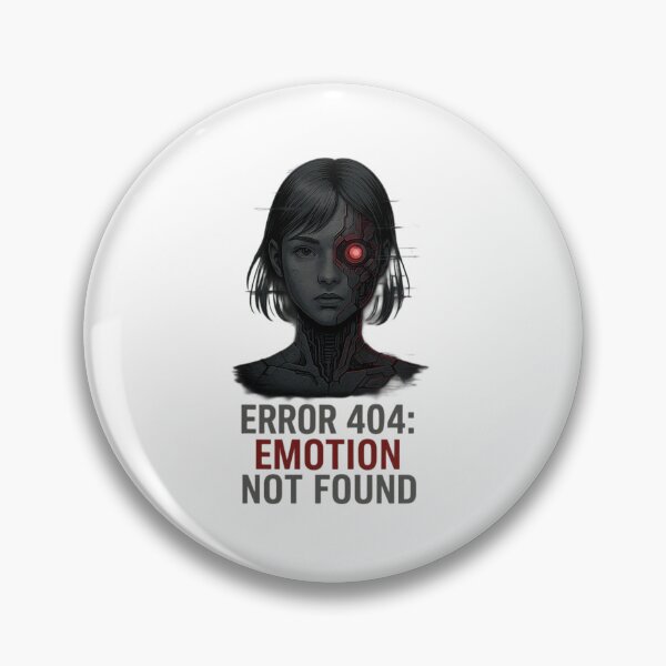Item preview, "Error 404 – Emotion Not Found (Cyber Glitch Girl)" designed and sold by NaniRm.