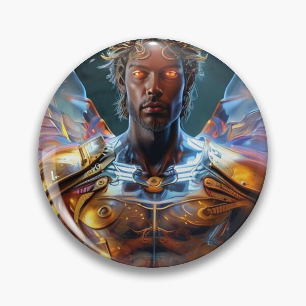 Item preview, Angel Artwork Divine Warrior Digital Unique Wall Decor, designed and sold by Spectime.