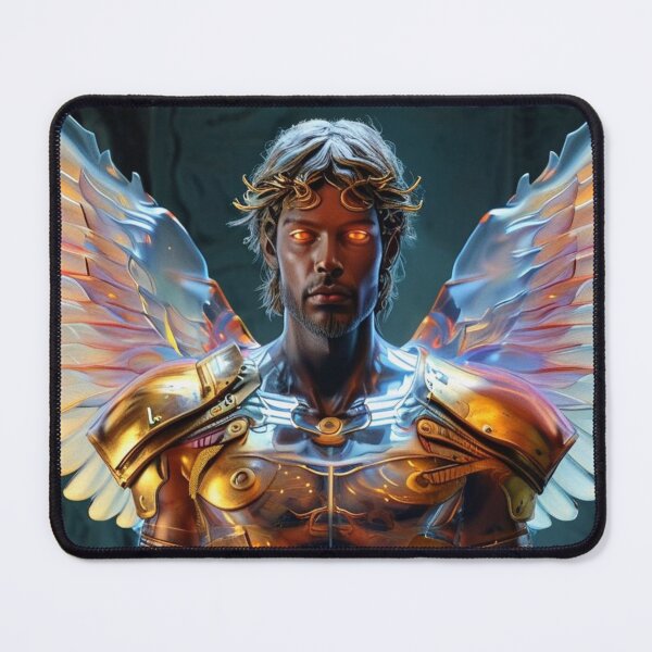 Item preview, Angel Artwork Divine Warrior Digital Unique Wall Decor, designed and sold by Spectime.