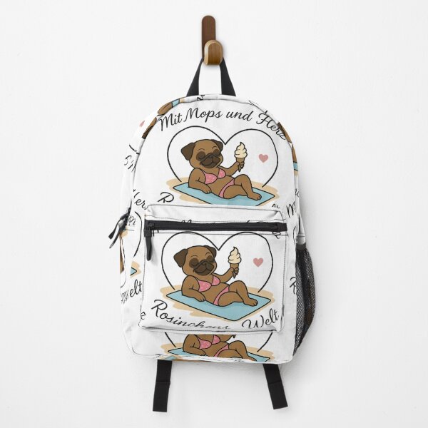 Item preview, Raisins with ice cream on the beach towel designed and sold by MitMopsundHerz Rosinchens_Welt.