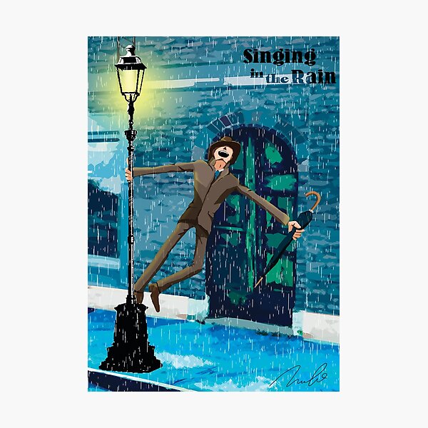 Singing in the Rain Photographic Print