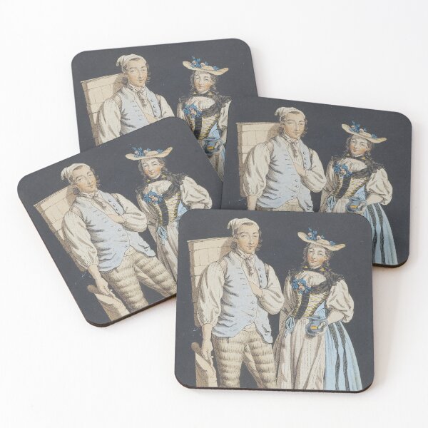 Item preview, Swiss Couple from Bern (1830) designed and sold by 19th Century in Color.