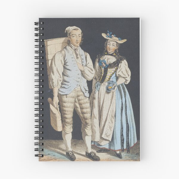 Item preview, Swiss Couple from Bern (1830) designed and sold by 19th Century in Color.