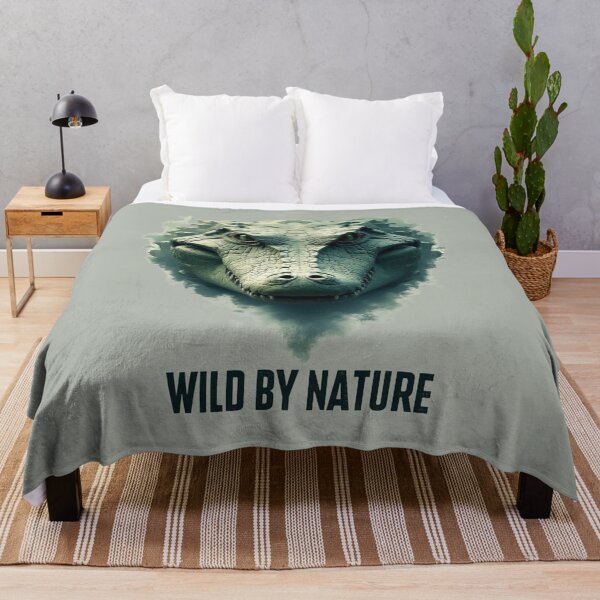 Item preview, Wild By Nature Crocodile designed and sold by ShadowAndSlate.