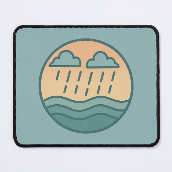 Item preview, Retro Pastel Weather Icons – Lightning, Wind, Sun, Rain & Fog designed and sold by Dream Circuit .