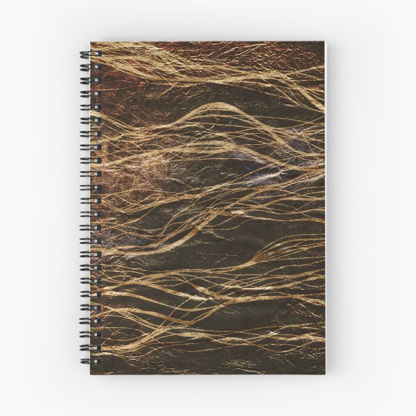 Item preview, Abstract Gold Lines On Textured Paper designed and sold by NickDedidis.
