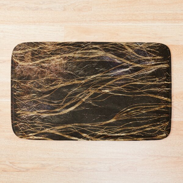 Item preview, Abstract Gold Lines On Textured Paper designed and sold by NickDedidis.