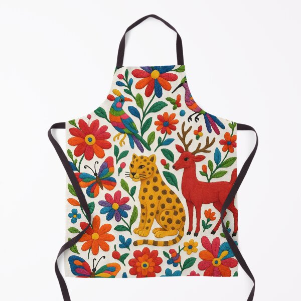 Item preview, Jaguar otomi embroidery designed and sold by edleon.