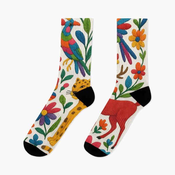Item preview, Jaguar otomi embroidery designed and sold by edleon.