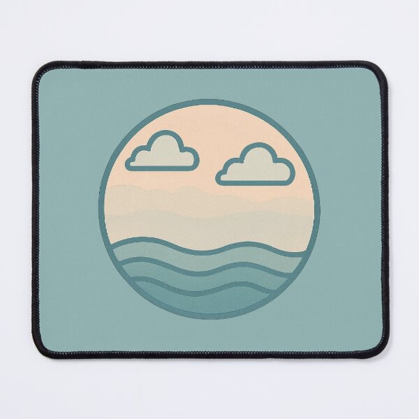 Item preview, Retro Pastel Weather Icons – Lightning, Wind, Sun, Rain & Fog designed and sold by Dream Circuit .