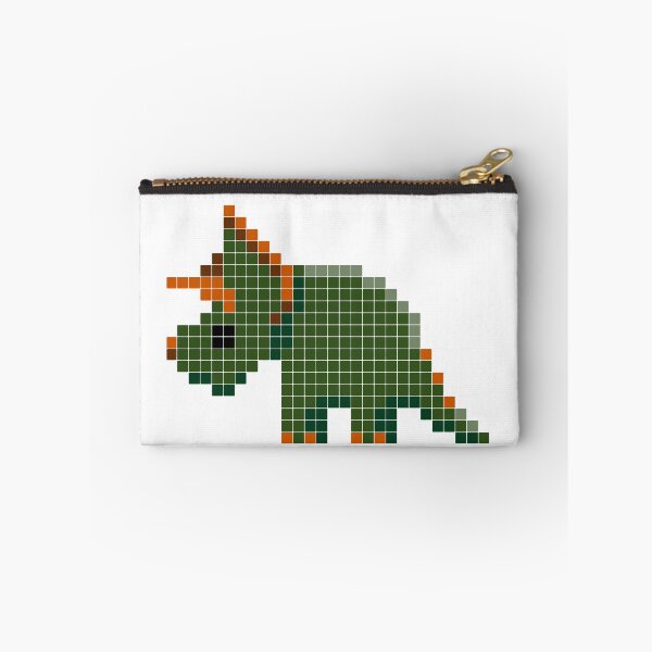 Item preview, PIXEL ART Triceratops: Retro Gaming Dinosaur Design designed and sold by Rebecca Creates....