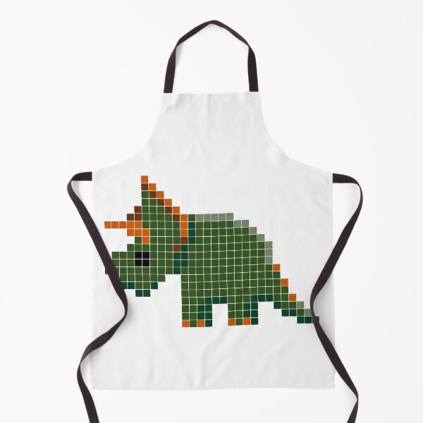 Item preview, PIXEL ART Triceratops: Retro Gaming Dinosaur Design designed and sold by Rebecca Creates....