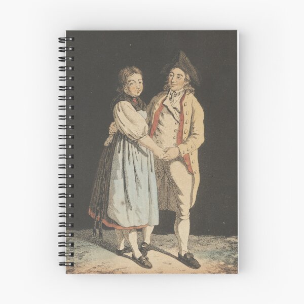 Item preview, Swiss couple from Bern dancing (1830) designed and sold by 19th Century in Color.