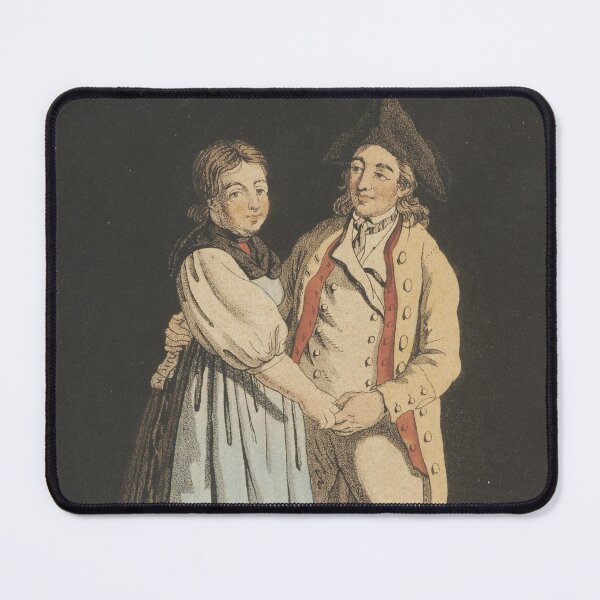 Item preview, Swiss couple from Bern dancing (1830) designed and sold by 19th Century in Color.