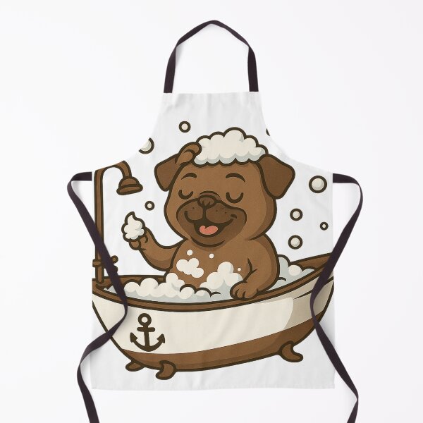 Item preview, ? Pug in the tub designed and sold by MitMopsundHerz Rosinchens_Welt.